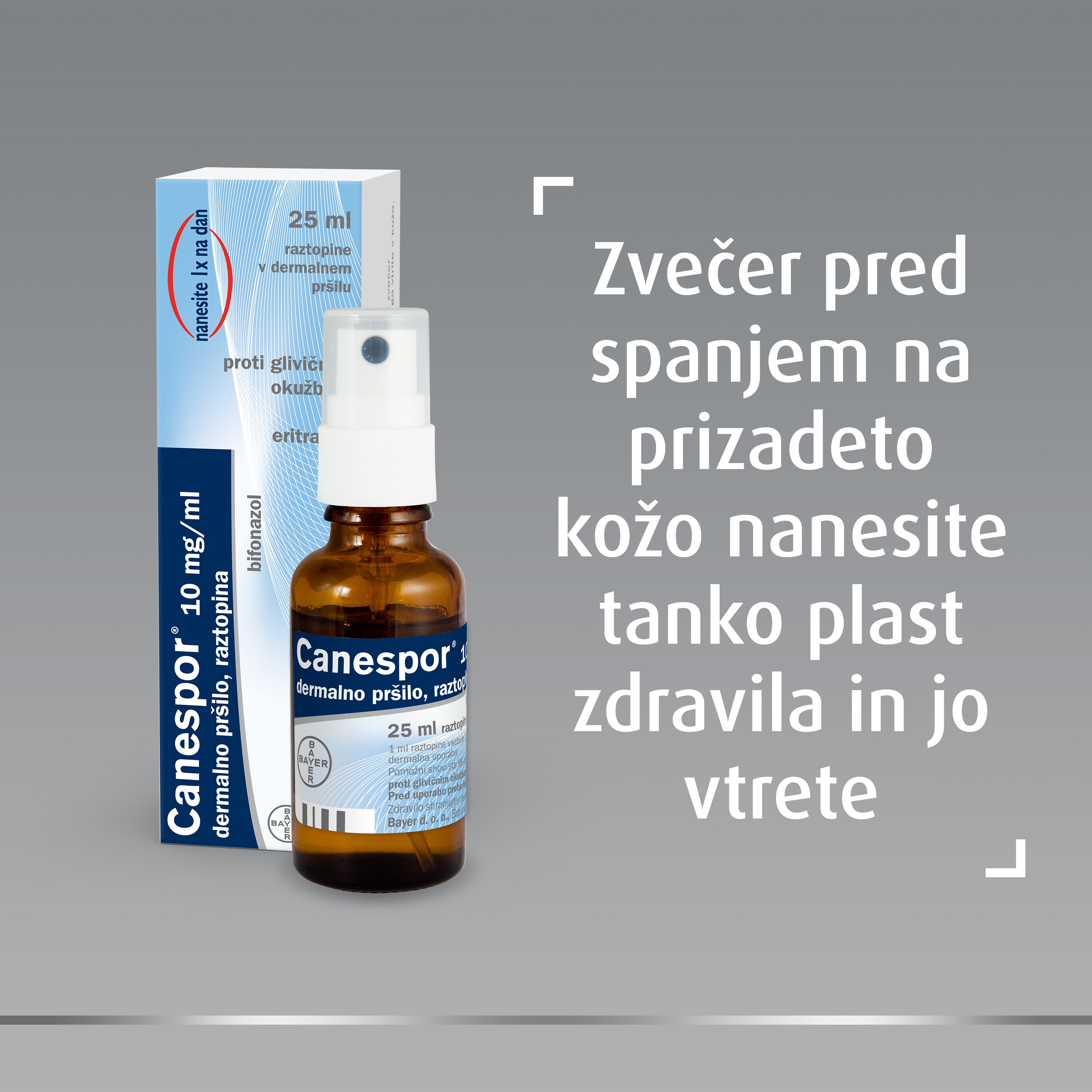 Canespor 10 mg/ml dermalno pršilo 