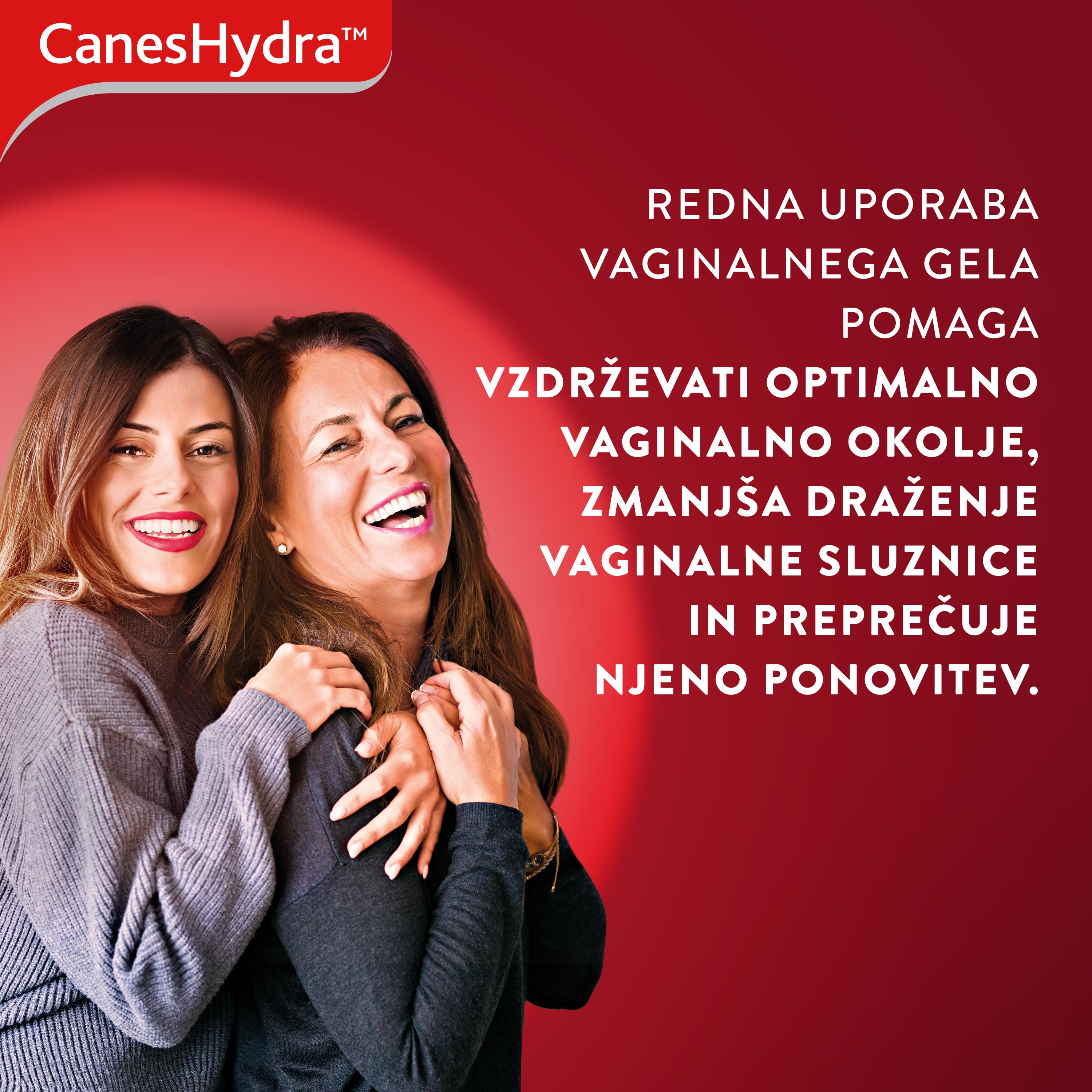 CanesHydraTM vlažilni vaginalni gel