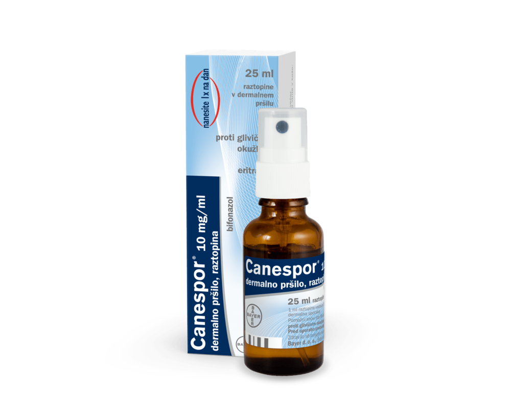 Canespor<span class="small-symbol" style="font-size:75%;">®</span> 10 mg/ml dermalno pršilo 